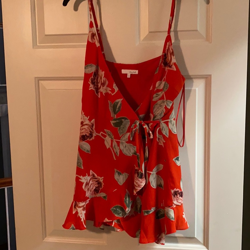 Flowered romper